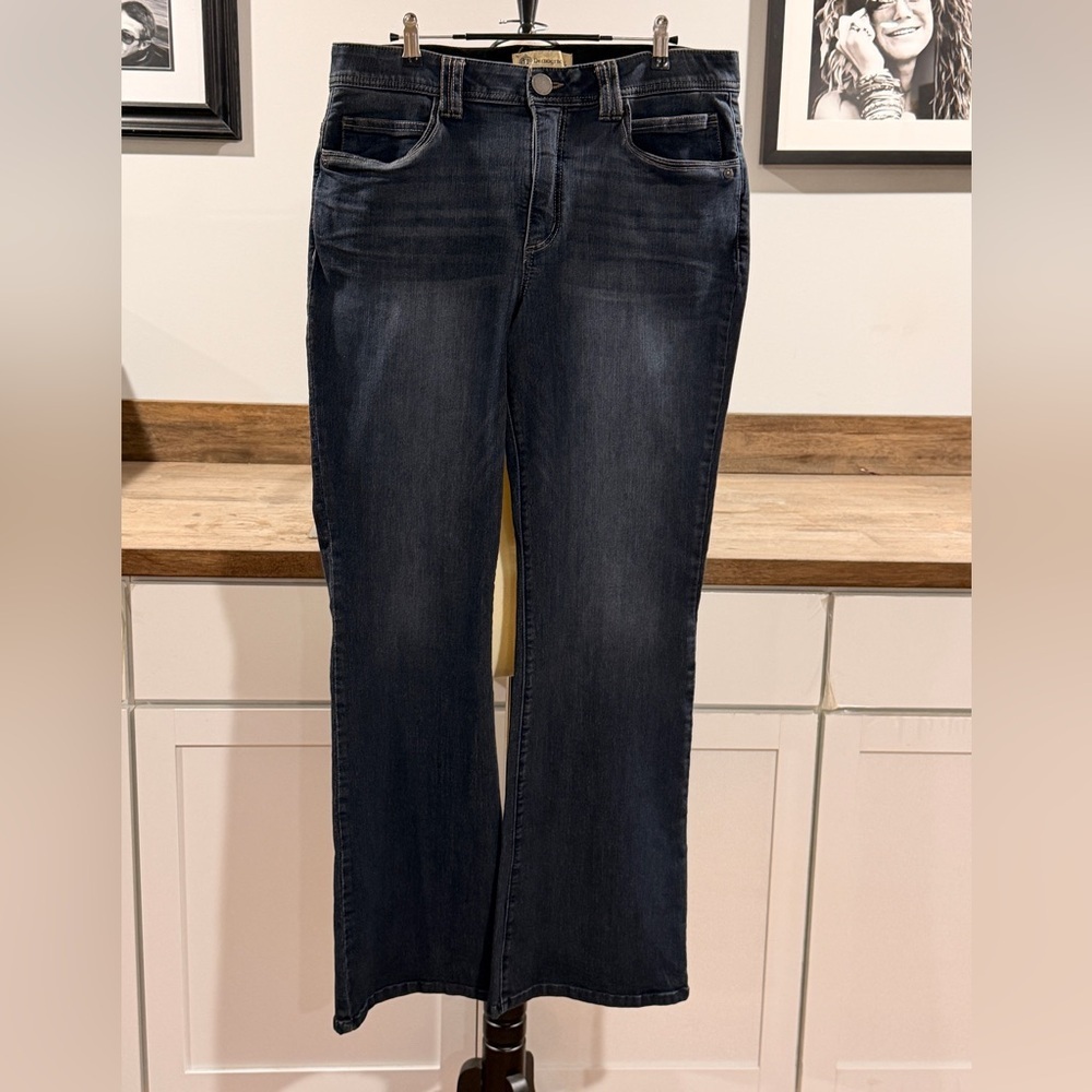 Democracy ab technology Dark Indigo flare Jeans size 14